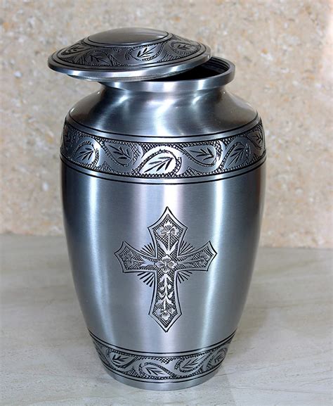 artistic metal box for cremains|metal cremation urns.